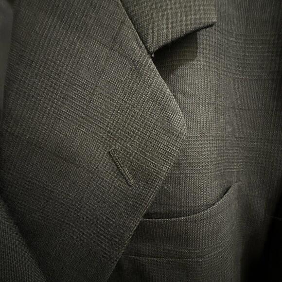 Karl Lagerfeld Paris Verrier Men's Blazer Jacket Color Charcoal Size 42R - Picture 2 of 7